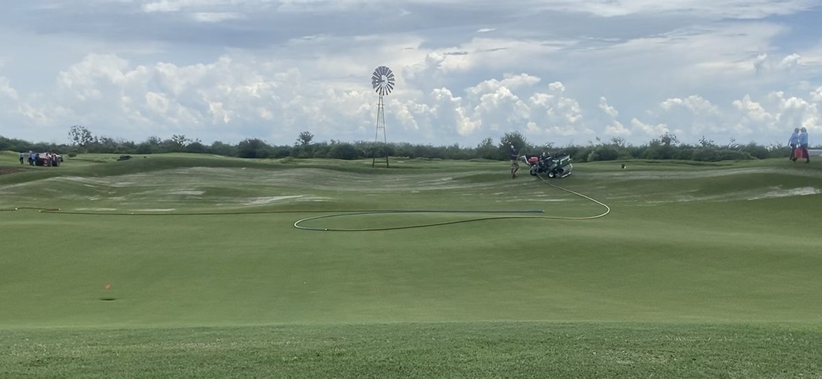 <a href="/DryJect/">DryJect Inc</a> is relentless in providing its franchise owners the support and technology to accomplish whatever our clients require. Continued improvement to the drive system and software has resulted in a unit that can tackle ANY turf area efficiently with zero damage. #PoundSand