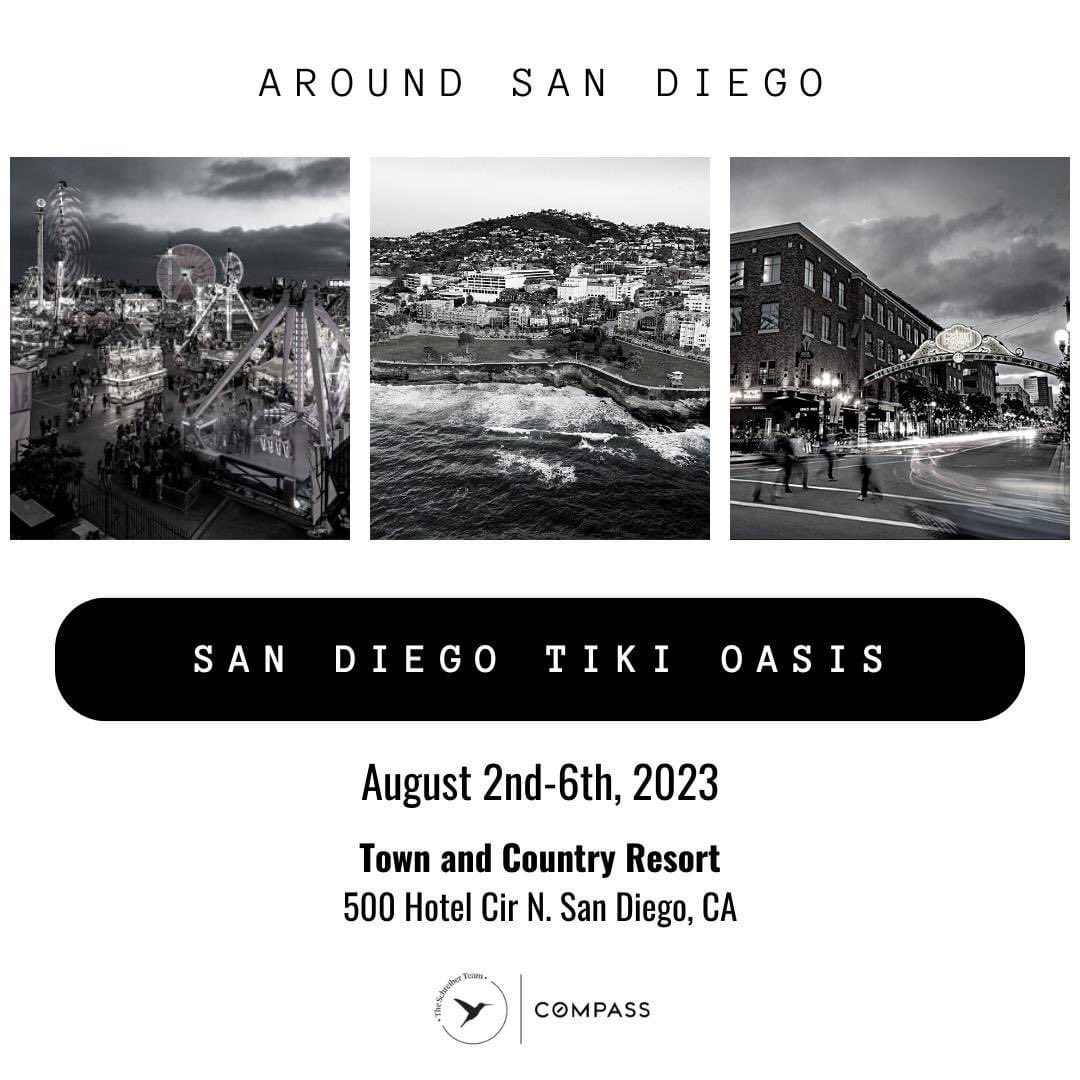 annemurphyRE's tweet photo. Come out and experience the original and largest Tiki event in the world. Enjoy live music, pool lounging, fashion shows, swanky suites, sunset dinners, disc jockeys, art exhibits, and so much more!
https://t.co/kuc466pS1l
#eventsinsandiego #sdevents #thingstodoinsandiego https://t.co/7jt8sIPAdV