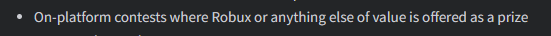 elitraz1's tweet photo. @Crazy_Gamer_2 @Roblox_RTC @haz3m_ @plsdonatenews Dice is a game made by Hazem that was only up for about 20-something minutes, you basically roll a dice for Hazem codes, which gave Robux.

I searched thru the TOS and I think this ban has to do with this line right here https://t.co/klEPkF7FXt