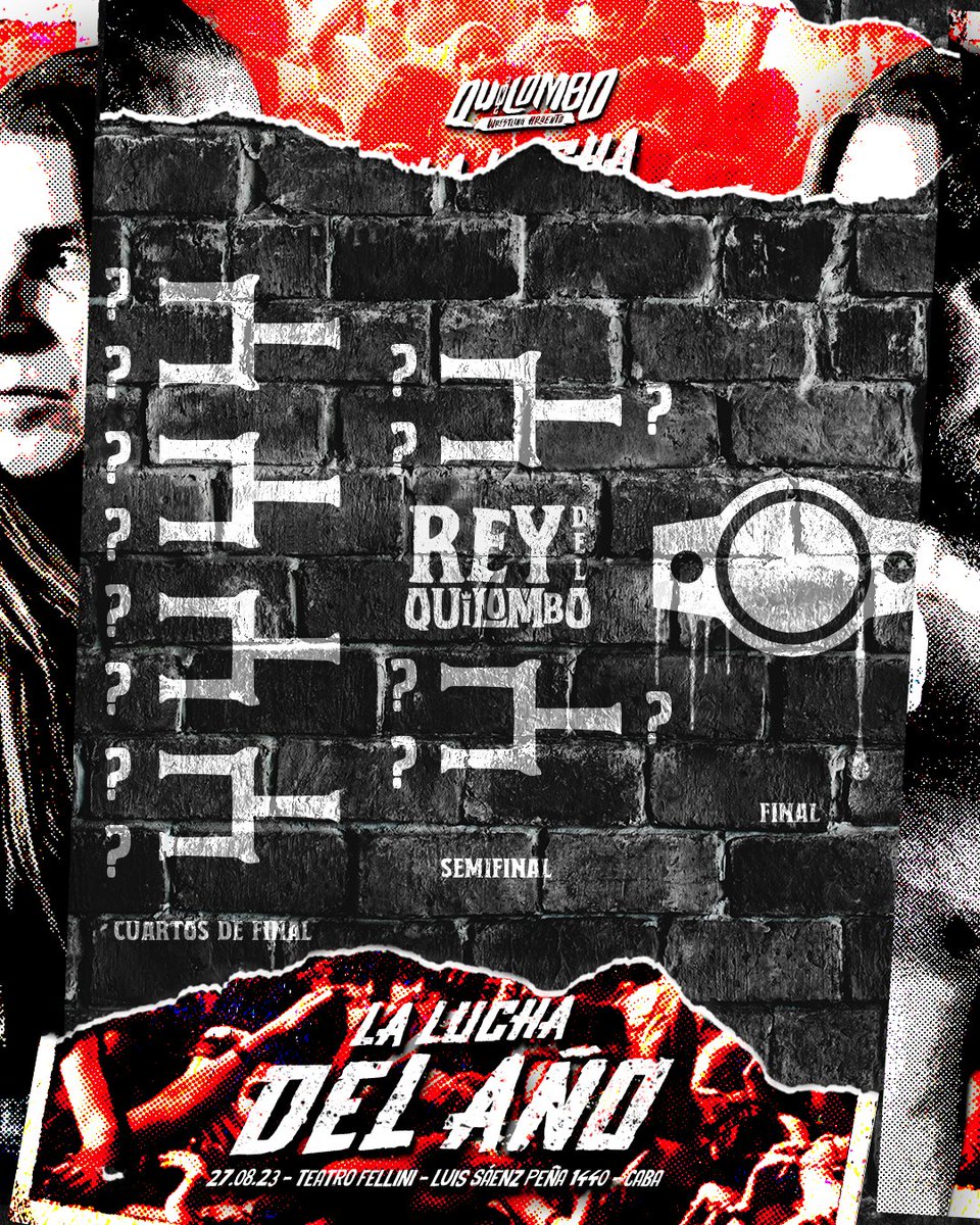 QuilomboArg's tweet photo. 💣 LANZAMOS EL TORNEO "REY DEL QUILOMBO" Para coronar a nuestro primer campeón nacional 🤟🏼 
¿A quien te gustaría ver en el torneo?
Vicente Viloni vs Taylor Wolf este 27/8 Preventa 1 ACTIVA! (Solo 100 entradas 👀) https://t.co/0FZPx3QETq