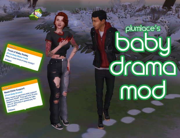 🍼Baby drama is now available to the public!

✨️baby daddy/baby mama traits
✨️new interactions 
✨️collect child support

Grab for free on Patreon 
⬇️⬇️
#TheSims #thesims4 #simsmods #ts4 #ts4mods