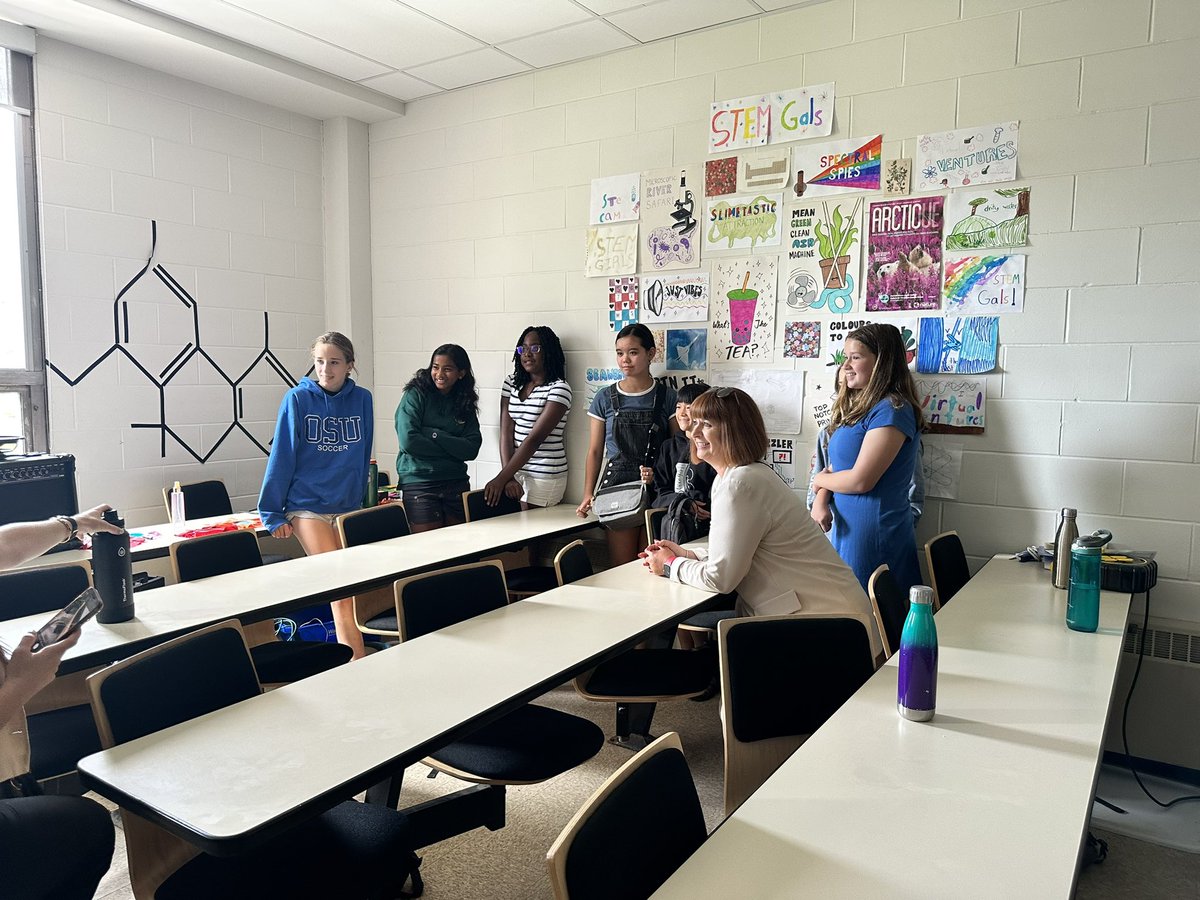 mflalonde's tweet photo. Today at @Carleton_U visiting @ActuaCanada STEM camp on #STEMcampweek. A wonderful program that encourages children to drive into their interest of science, engineering & innovation. I had a great time visiting the campers, learning about coding & their interests!👩💻 https://t.co/gmQ6yZfK84