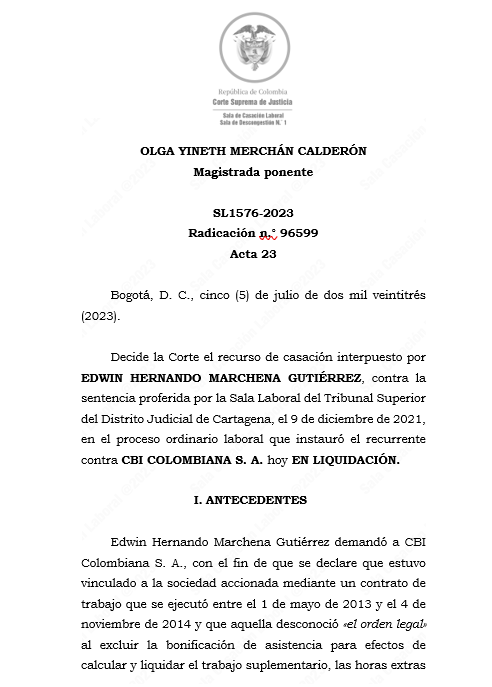 articulo20's tweet image. SENTENCIA RECOMENDADA 🗣 

#Laboral

@CorteSupremaJ señala cinco tipos de pagos recibidos por el trabajador que no constituyen salario

SENT: SL1576-2023 | RAD: 96599