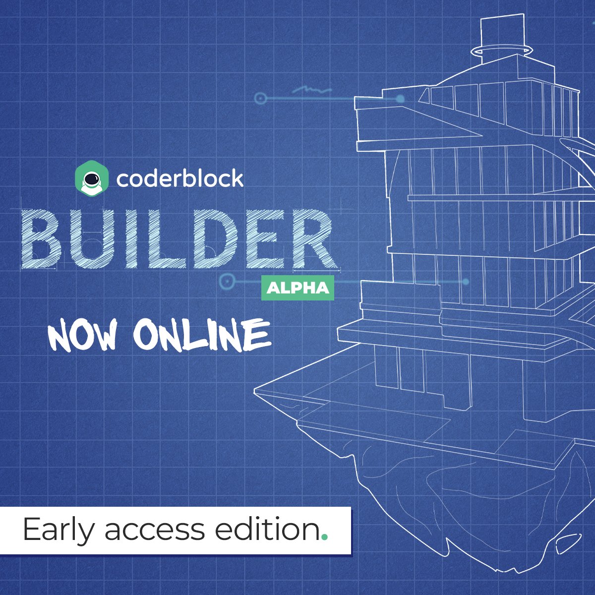 coderblock's tweet image. #Coderblock 𝗕𝘂𝗶𝗹𝗱𝗲𝗿 𝗔𝗹𝗽𝗵𝗮 𝘃𝗲𝗿𝘀𝗶𝗼𝗻 is now online for our Early Builder users! 💥
Some members of our Discord community are already creating their own scenes and building inside their #lands! 🏗️
Stay tuned for the official release 😎👉🏼 discord.gg/coderblock