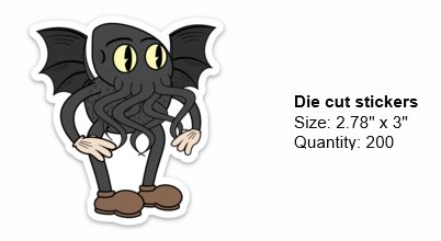 Happy to announce the first *THANK YOU* giveaway for all Brasky holders: 
Vintage Nightmare Stickers! 
200 available, first come first served basis.
Google form will be posted on Friday with more info 🙏🐙