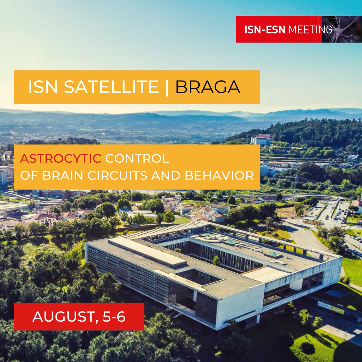João F Oliveira (@joao_f_oliveira) on Twitter photo All set to the #ISN Satellite #Workshop on #astrocytic #control of #brain #circuits and #behavior in Braga!
See you soon!
<a href="/ISN_society/">International Society for Neurochemistry (ISN)</a>
<a href="/ASNeurochem/">AmSocietyNeurochem</a>
<a href="/APSN_society/">Asian-Pacific Society for Neurochemistry</a>
<a href="/WileyNeuro/">Wiley Neuro</a>
<a href="/GlialRede/">Portuguese Glial Network - Rede Glial Portuguesa</a> All set to the #ISN Satellite #Workshop on #astrocytic #control of #brain #circuits and #behavior in Braga!
See you soon!
<a href="/ISN_society/">International Society for Neurochemistry (ISN)</a>
<a href="/ASNeurochem/">AmSocietyNeurochem</a>
<a href="/APSN_society/">Asian-Pacific Society for Neurochemistry</a>
<a href="/WileyNeuro/">Wiley Neuro</a>
<a href="/GlialRede/">Portuguese Glial Network - Rede Glial Portuguesa</a>