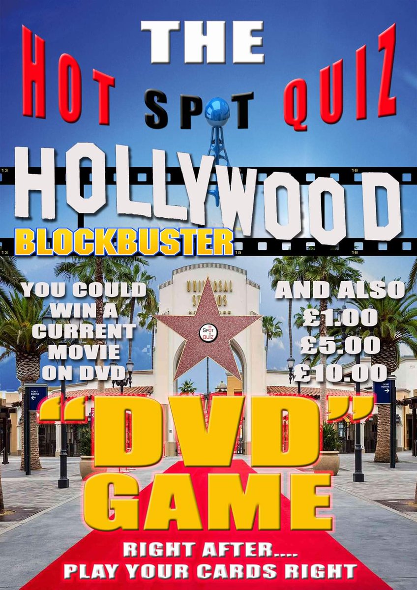 HotSpotQuiz's tweet photo. WEDNESDAY: @HotSpotQuiz Pwd by @SpeedQuizzing 8:00pm
FROM: @HSQAcademy ⚜️
LOCATION: @TheBuxtonInnSK #Hyde #Stockport
HOST: @DaveDDecks
ENTRY: Free
PRIZES: 1st 2nd 3rd &amp; Last
HANDICAP: 50
ADD ONS: #Dingbats #Conundrums #PYCR £140
ENDORSED: by @TrophiesByVicki @TransamTV @LynxTaxis https://t.co/tksKDDGZiG