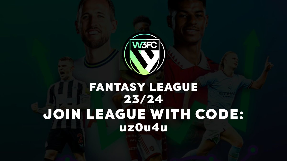 nine98football's tweet image. THE W3FC @OfficialFPL LEAGUE IS HERE! ⚽️🪄

TONS OF PRIZES UP FOR GRABS (like):
- A signed @WayneRooney football
- Custom Printed W3FC Jersey
- Exclusive W3FC Merch

JOIN OUR LEAGUE WITH THIS CODE: 
uz0u4u