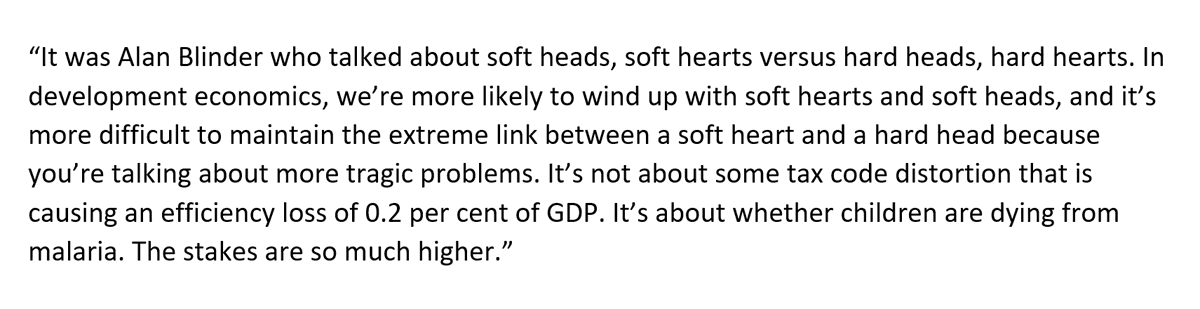 SimonBowmaker's tweet photo. Bill Easterly on development economics as a special case: https://t.co/D2Rd6qR4xj