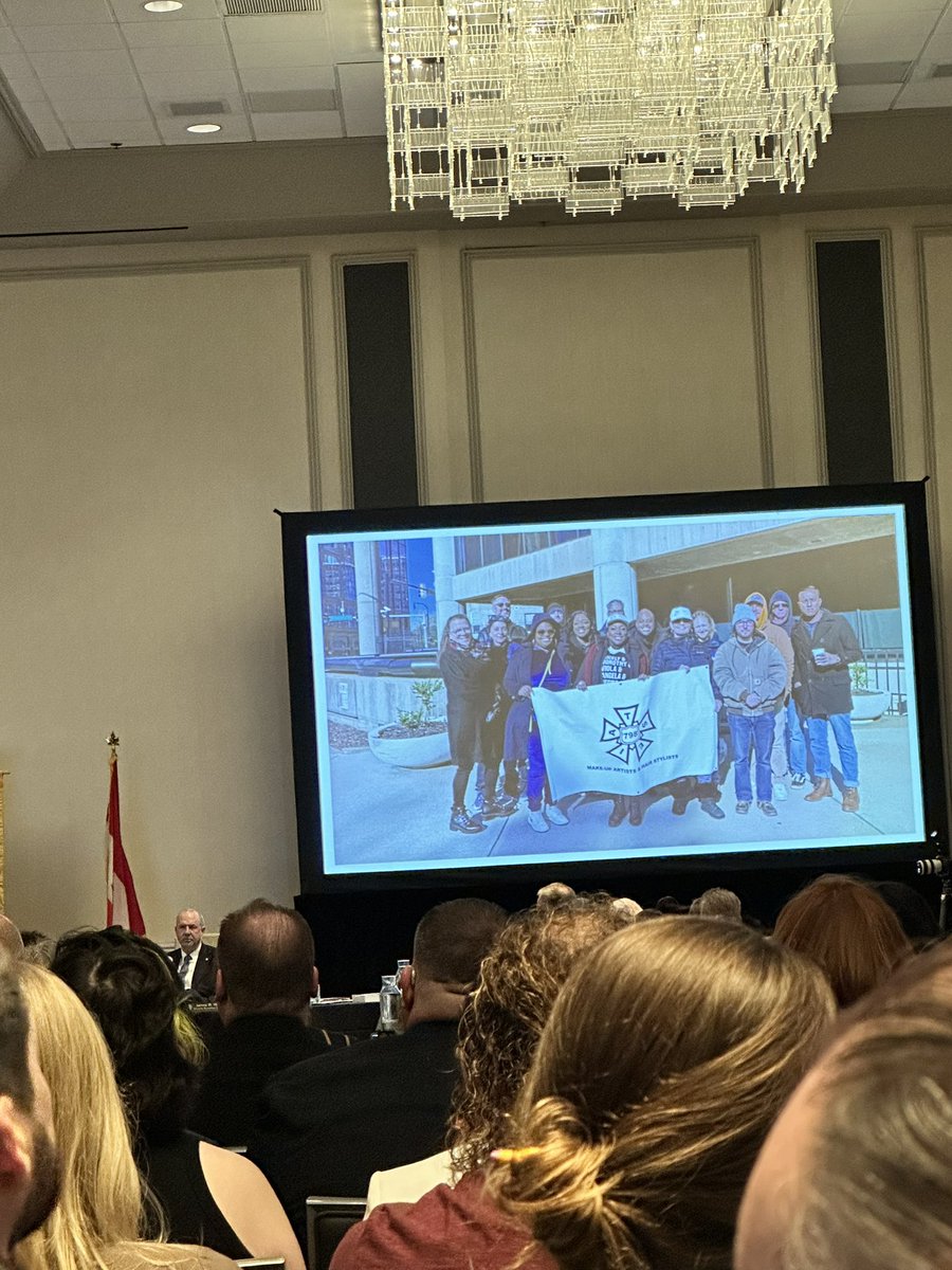 Now hearing about the amazing @IATSE798 work to represent the Hair and Makeup Workers at the Atlanta Opera, they fought to overturn a horrible independent contractor precedent with the NRLB, win an unanimous election, and hard contract bargaining, and wining wage equity. ✊✊✊✊