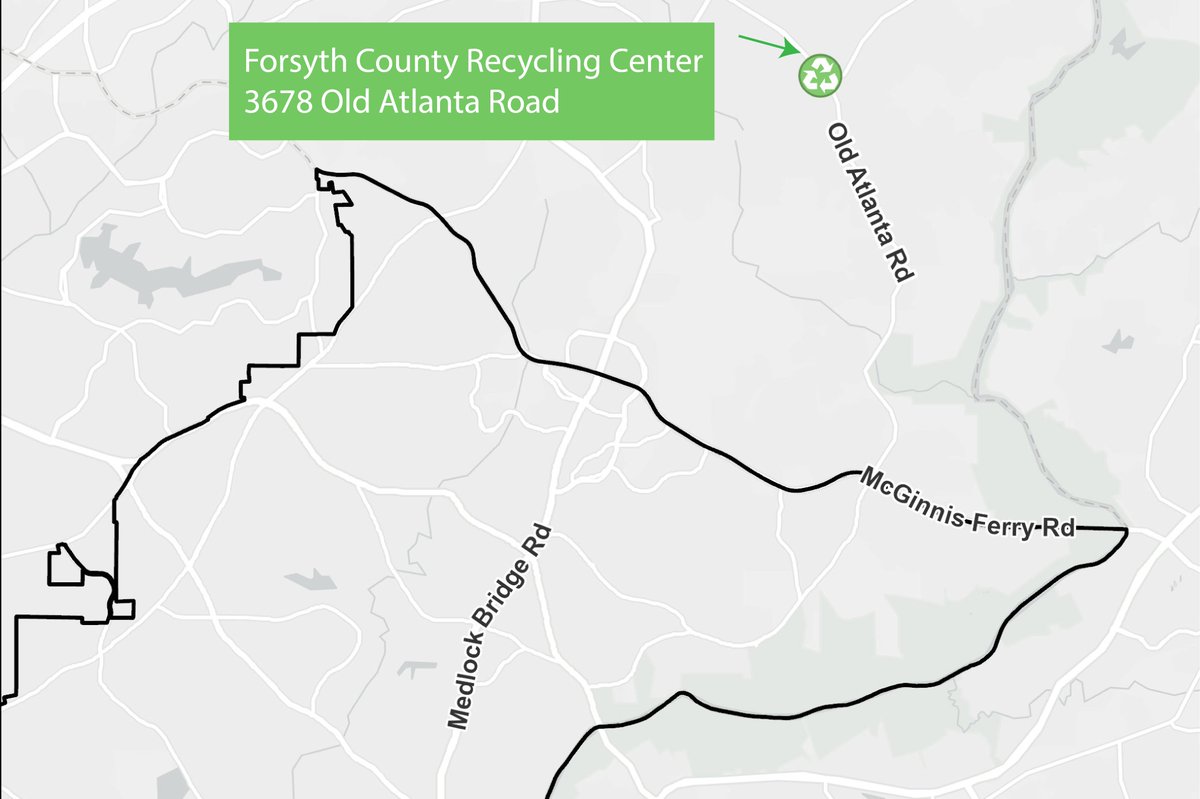 Starting 9/1, Forsyth County recycling centers will be available for #JohnsCreek residents to drop off recyclables & trash. The City will begin a 90-day pilot program so Johns Creek residents have more easily accessible recycling and solid waste options: bit.ly/3qezd9s