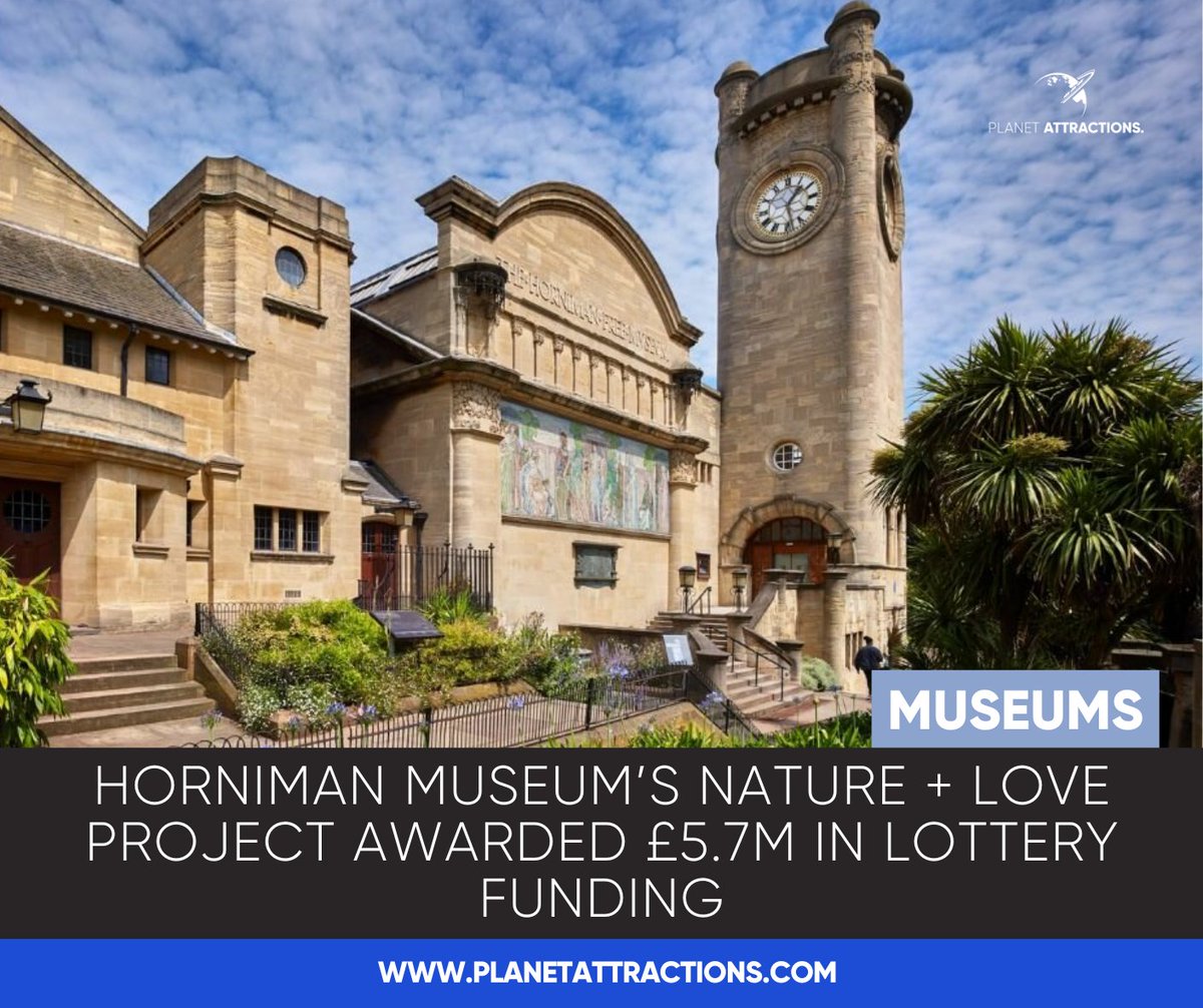 Planet Attractions (@plntattractions) on Twitter photo London’s Horniman Museum has been awarded £5.7m by the National Lottery Heritage Fund for its Nature + Love project. tinyurl.com/9fb5994w
<a href="/HornimanMuseum/">Horniman Museum and Gardens</a> | <a href="/HeritageFundUK/">The National Lottery Heritage Fund</a> | <a href="/FeildenFowles/">Feilden Fowles</a> | <a href="/JLG_London/">J & L Gibbons</a> | <a href="/StudioMBdesign/">StudioMB</a> | @nickmerriman01 | <a href="/StuartMcLeod10/">Stuart McLeod</a> London’s Horniman Museum has been awarded £5.7m by the National Lottery Heritage Fund for its Nature + Love project. tinyurl.com/9fb5994w
<a href="/HornimanMuseum/">Horniman Museum and Gardens</a> | <a href="/HeritageFundUK/">The National Lottery Heritage Fund</a> | <a href="/FeildenFowles/">Feilden Fowles</a> | <a href="/JLG_London/">J & L Gibbons</a> | <a href="/StudioMBdesign/">StudioMB</a> | @nickmerriman01 | <a href="/StuartMcLeod10/">Stuart McLeod</a>