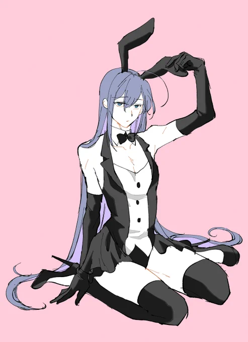 このバニー2018年に描いてるんだけどあげてたっけ?ツイログを探しきれなかった
