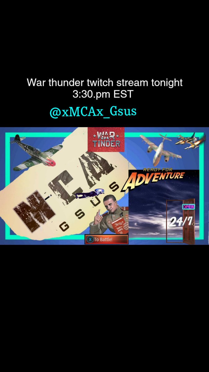 Xmcax_gsus's tweet image. War thunder stream in about 3 hours . Could use some avrage views
Search me up @xmcax_gsus on twitch and set A reminder and meet me on the stream I do talk to the chat providing I'm not getting shot at 
#warthunder #warthunderlive 
#warthundergrind 
#warthundercontent