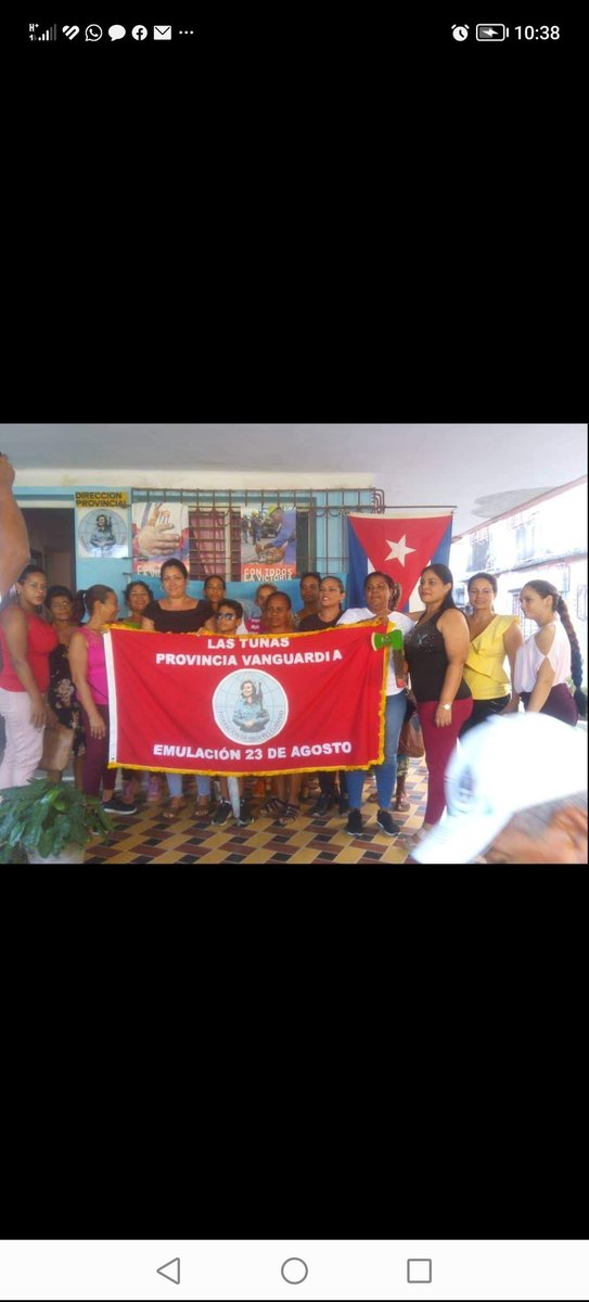 TeresaBoue's tweet photo. Alcanza la Provincia de Las Tunas, la condición de Vanguardia Nacional, en saludo al 23 de Agosto. Destacadas Villa Clara y Santiago de Cuba, Felicitaciones para todas las #MujeresEnsRevolución protagonistas  de todas las batallas que enfrentamos hoy para salir adelante #Cuba https://t.co/lNaIWwx66I