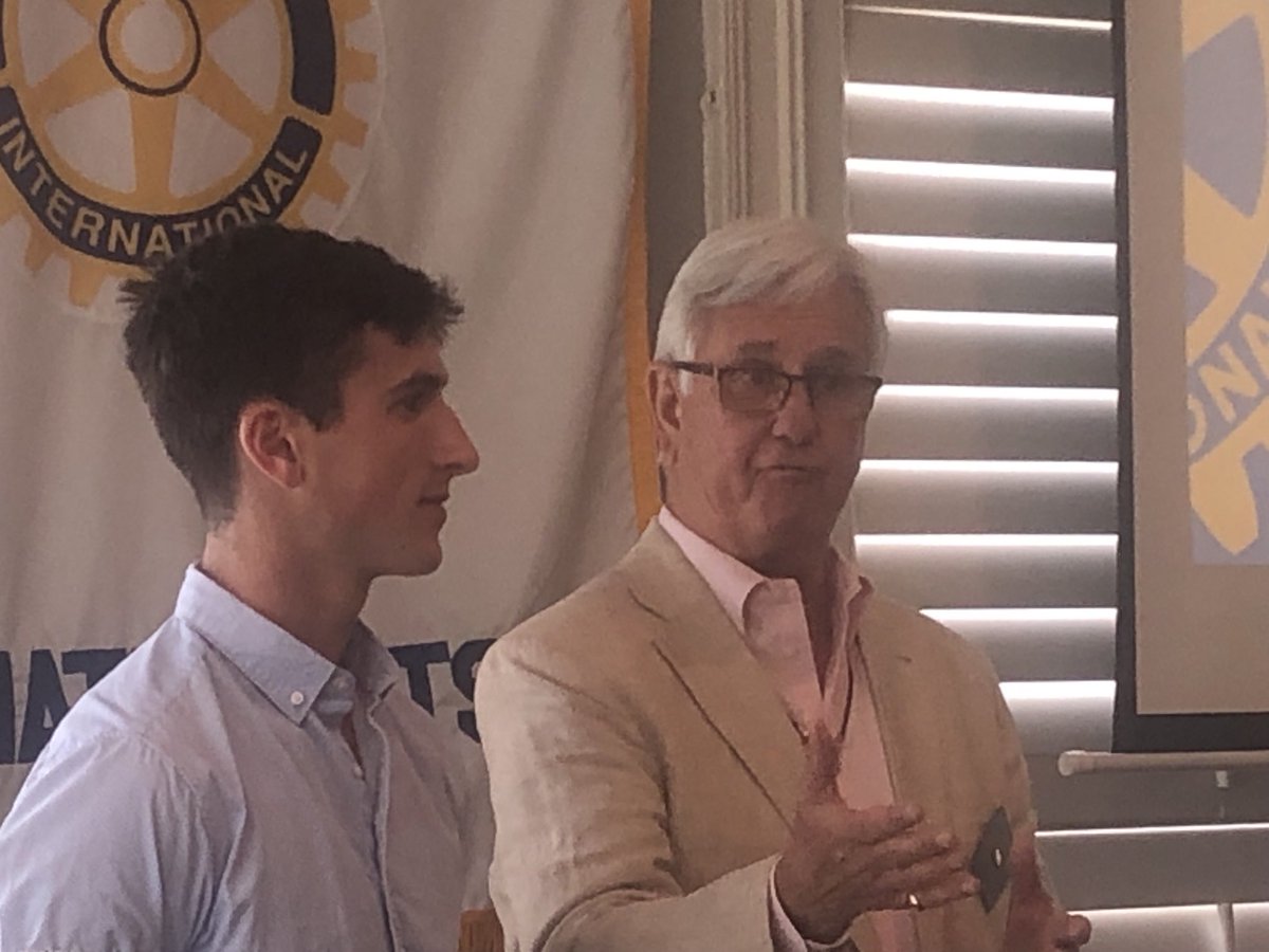 Congrats Zach Earley ⁦<a href="/cincyeastrotary/">Cincy East Rotary</a>⁩ scholarship winner w ⁦<a href="/bobpautke/">Bob Pautke</a>⁩ ⁦<a href="/ClermontChamber/">Clermont Chamber</a>⁩