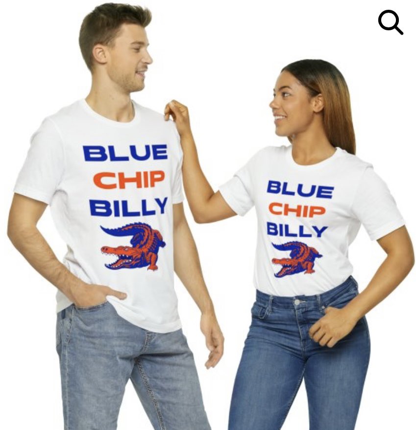 AllKindsWeather's tweet photo. For him and for her 🧡💙

#BlueChipBilly unisex t-shirts are among the products we’ll be dropping in the IAKOW merch store on Monday! Comes in four colors: 🟧🟦⬛️⬜️

Like this tweet if you’re interested! https://t.co/1ue71r3bF7