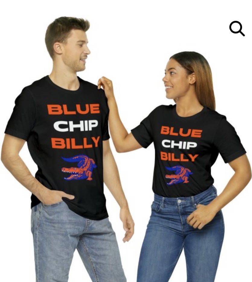 AllKindsWeather's tweet photo. For him and for her 🧡💙

#BlueChipBilly unisex t-shirts are among the products we’ll be dropping in the IAKOW merch store on Monday! Comes in four colors: 🟧🟦⬛️⬜️

Like this tweet if you’re interested! https://t.co/1ue71r3bF7