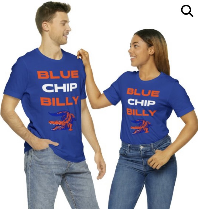 AllKindsWeather's tweet photo. For him and for her 🧡💙

#BlueChipBilly unisex t-shirts are among the products we’ll be dropping in the IAKOW merch store on Monday! Comes in four colors: 🟧🟦⬛️⬜️

Like this tweet if you’re interested! https://t.co/1ue71r3bF7