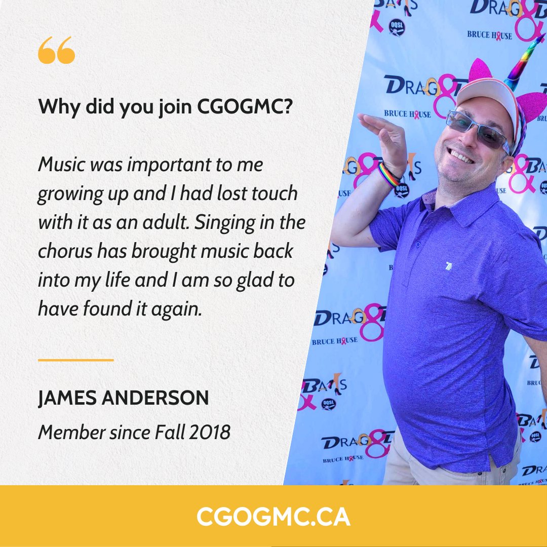 cgogmc's tweet photo. Today we are featuring James, one of our trusty Second Tenors! He first performed with OGMC for the 2018 holiday concert: Merry &amp; Bright. As the current Board Secretary, James plays an important role in keeping us on track and moving forward! https://t.co/MHy2r0DABH