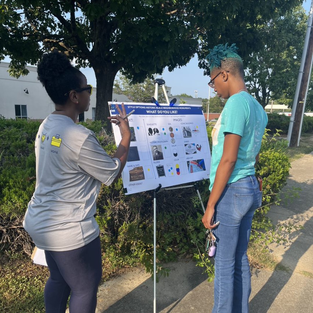 pbdurhamnc's tweet image. Kona Ice on us!  We're talking with residents about historic black neighborhood monuments - join us at Grant Park North (8/2) and WD Hill Rec Center (8/3) to share your thoughts! #snowcone #konaice #historicblackneighborhoods #hayti #stokesdale #pearsontown #southside #stteresa