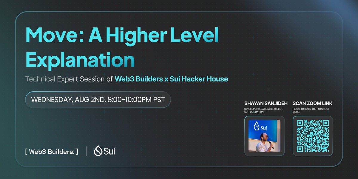 🏠 It's Day 2 at W3BxSui Hackerhouse, and we've got an exciting lineup of fantastic panelists from <a href="/SuiNetwork/">Sui</a> and <a href="/Mysten_Labs/">MystenLabs.sui</a> ! Today, we'll be exploring Sui's incredible community and education support, along with the inspiring story behind building the Sui ecosystem. 🎤 Feel