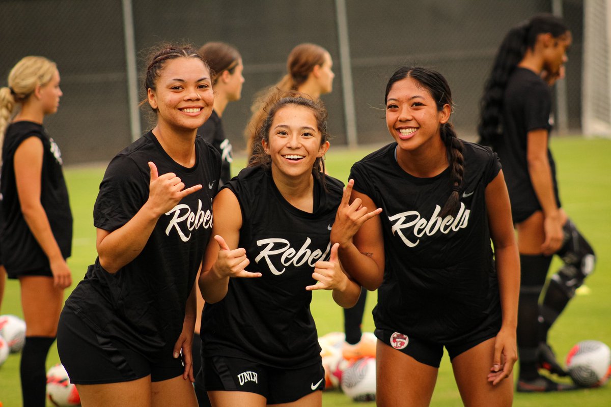 UNLVwSoccer's tweet photo. First day of practice ☑️
Happy to be back! 😀

#BEaREBEL https://t.co/2jMEAi1O9D