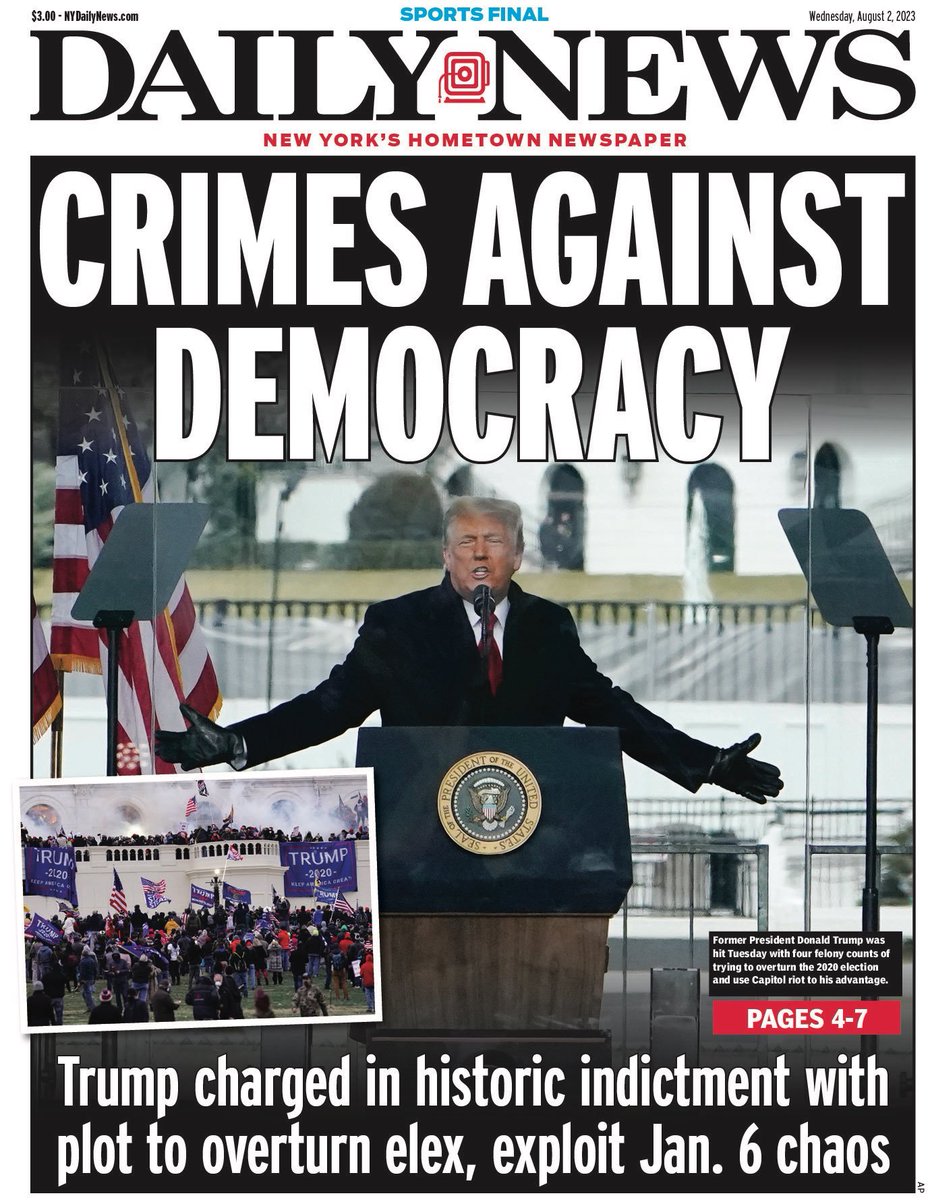 RpsAgainstTrump's tweet photo. Today's cover of the New York Daily News. https://t.co/pajHRZWX5a