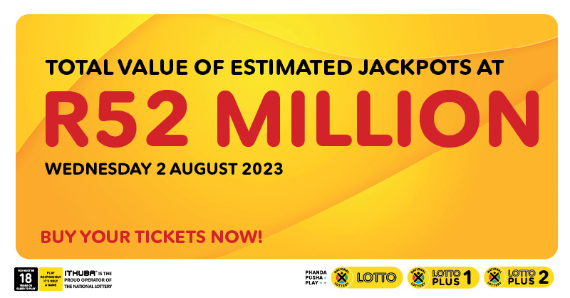 sa_lottery26's tweet photo. R52 MILLION in total estimated #LOTTO, #LOTTOPLUS1 &amp; #LOTTOPLUS2 jackpots are waiting to be WON this Wednesday! PLAY #LOTTO for an estimated R6 MILLION, #LOTTOPLUS1 for R28 MILLION &amp; #LOTTOPLUS2 for R18 MILLION