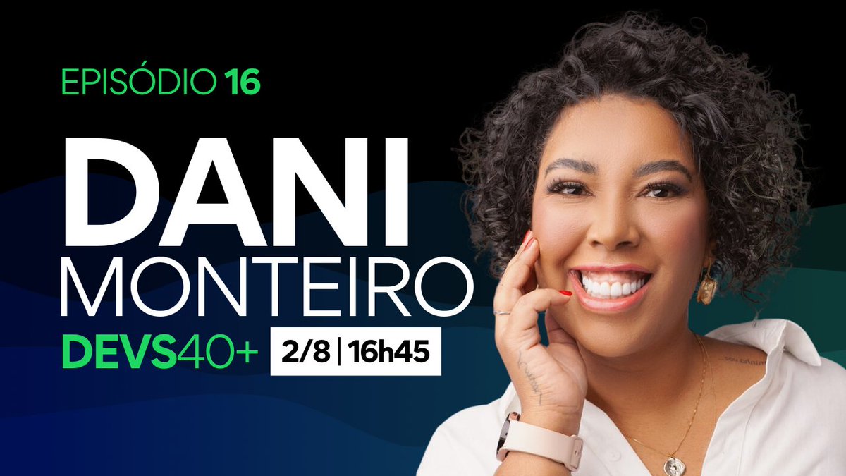 danvitoriano's tweet image. 🔥 ESTAMOS AO VIVO! Vem pro chat no YouTube com @DaniMonteiroDBA e o podcast @devs40 👉 bit.ly/devs40ep16

Dá um RT pra ajudar? 🙏

#devs40mais #podcast #developerLife #programação #aluraverso