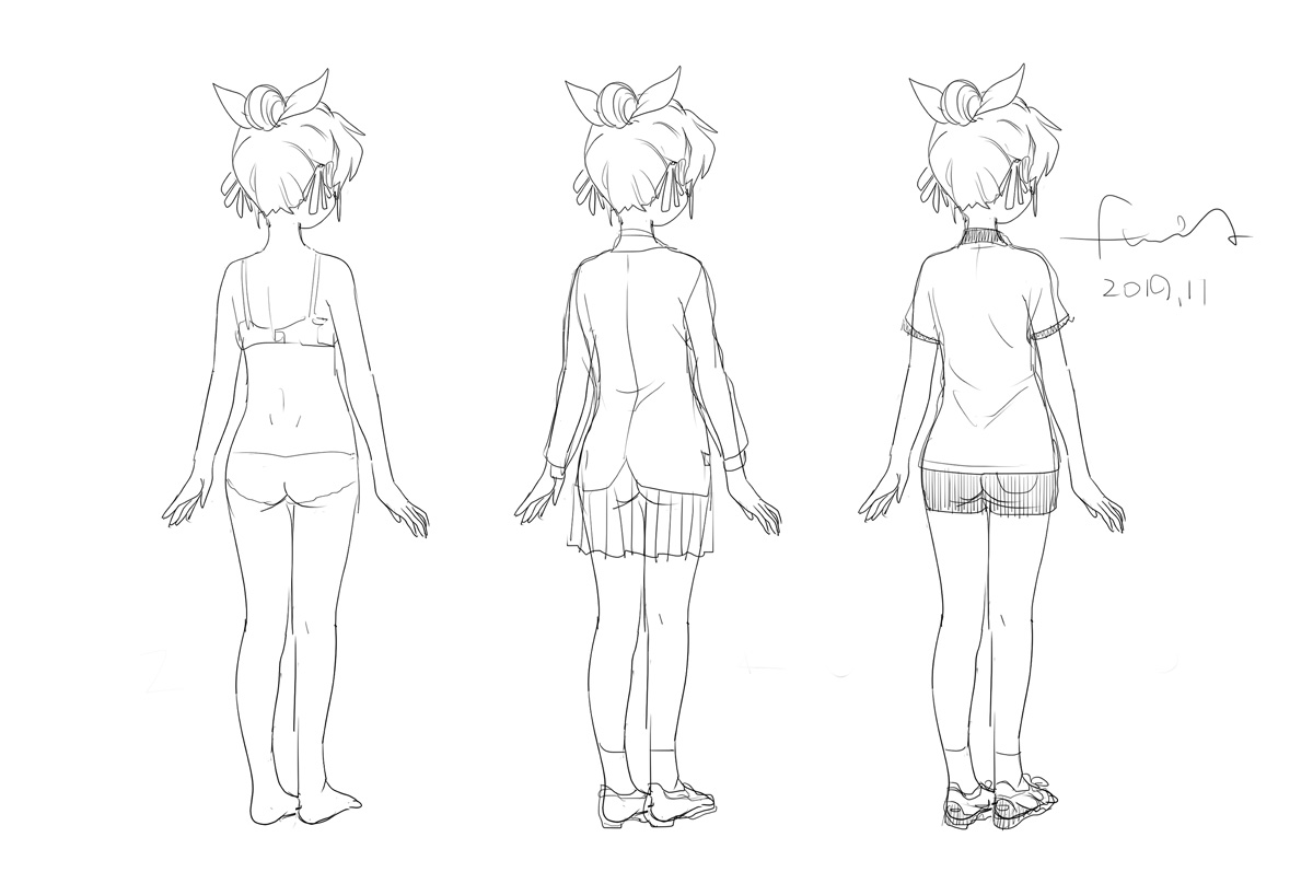 #パンツの日 見えそうでみえないけど実は見えちゃうのがふみ絵ーのいい所 
