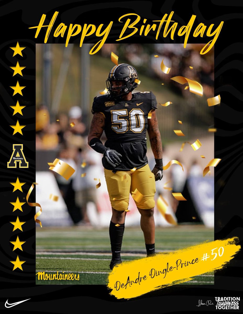 AppState_FB's tweet photo. Happy birthday to these Mountaineers this week 🥳 

@hetzel_michael 
@MakaiJackson7 
@markusclark05 
@Dretoven_1 

#GoApp #AppFamily https://t.co/gw7DLjpvRw