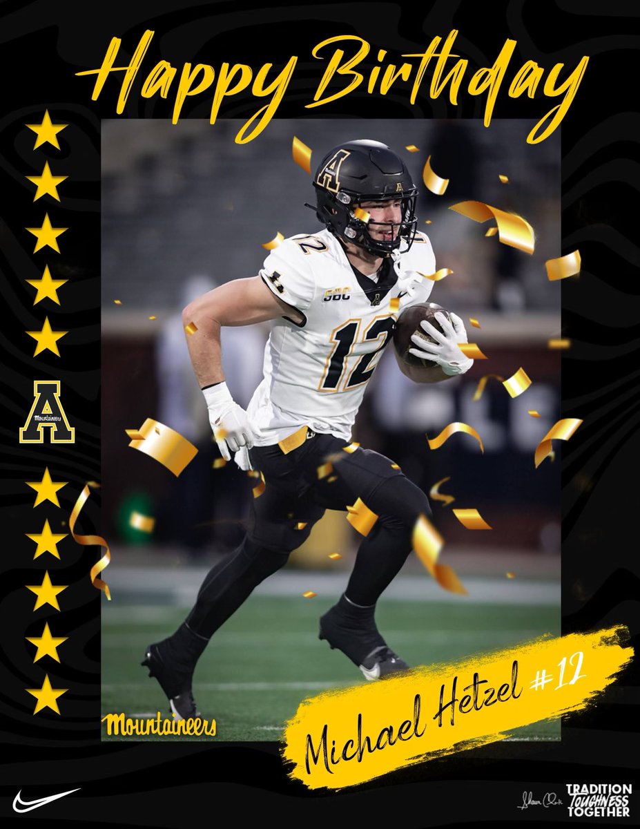 AppState_FB's tweet photo. Happy birthday to these Mountaineers this week 🥳 

@hetzel_michael 
@MakaiJackson7 
@markusclark05 
@Dretoven_1 

#GoApp #AppFamily https://t.co/gw7DLjpvRw