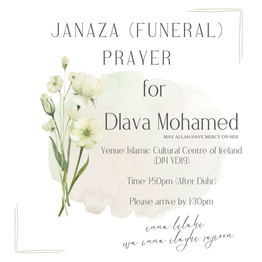 Thursday 3rd of August. Thoughts and prayers are with Dlava’s friends, family and community.