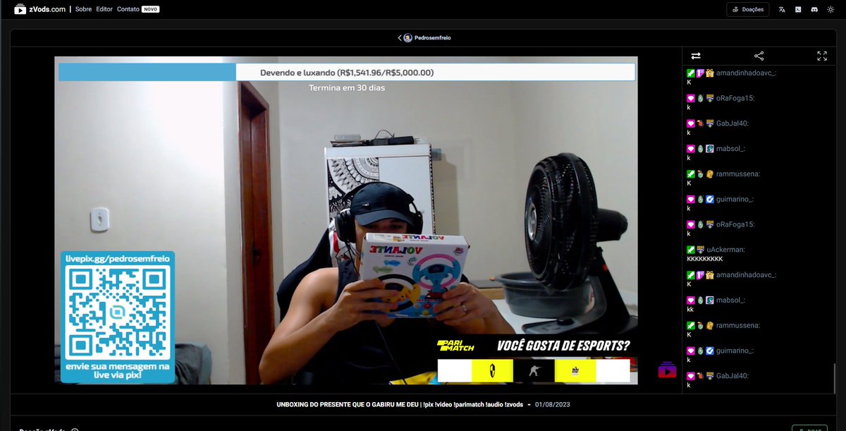 zVodsChannel's tweet photo. 🔥 Nova VOD do @pedrosemfreio1 disponível!

📅 Data do conteúdo: 01/08/2023

🫡  Desenvolvedores @Zacksb_ e @Gloffje

👇Link no primeiro comentário. https://t.co/RJk0axStve
