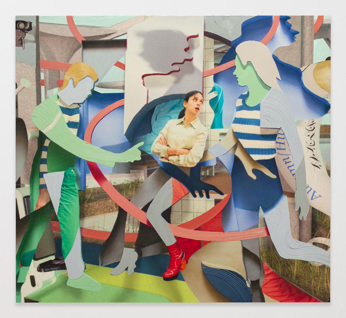 SiggArtFdn's tweet photo. ✨ Collection Spotlight  ✨

Pieter Schoolwerth, Hypnotic Disengagement, 2018. 
Oil acrylic and inkjet print on canvas 
121,92 x 132,08 x 3,5 cm

🖼️ Wants to discover our entire collection ?

👉Link of our website in bio
#SiggCollection #acrylic #peterschoolwerth https://t.co/k7stvbAwK4