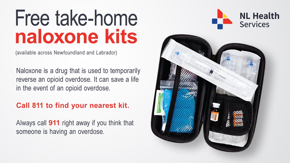NL_HealthServ's tweet photo. Do you know the signs of an opioid overdose?
• Blue lips or nails
• Dizziness and confusion
• Can’t be woken up
• Choking, gurgling, or snoring sounds
• Slow, weak or no breathing
• Drowsiness or difficulty staying awake
(1/2) https://t.co/0oj97g9Nng