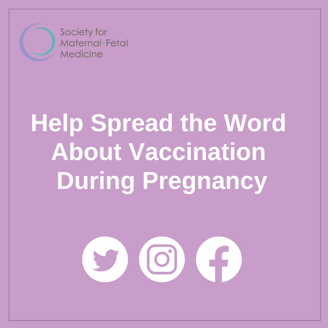 SMFM (@mysmfm) on Twitter photo 📣NEW! We have social media tools for clinicians to raise awareness about the importance and safety of vaccinations during pregnancy. Download and co-brand our graphics and sample posts at: …h-risk-pregnancy-info.squarespace.com/vaxcampaign
#VaccinesWork 📣NEW! We have social media tools for clinicians to raise awareness about the importance and safety of vaccinations during pregnancy. Download and co-brand our graphics and sample posts at: …h-risk-pregnancy-info.squarespace.com/vaxcampaign
#VaccinesWork