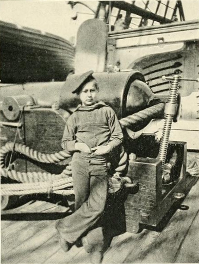 A powder monkey serving aboard a Union Navy vessel during the American Civil War in 1864.

At some of the most famous naval battles in history, hidden away from view deep within the ships bowels were dozens of boys known as powder monkeys.

These boys who were often as young as