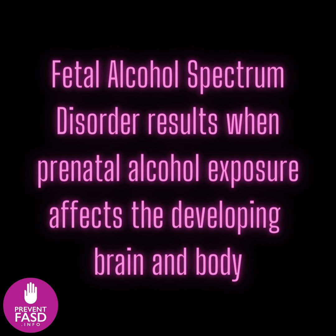 FASD results when prenatal alcohol exposure affects the developing brain and body. 👶

Learn more about FASD and the impact of alcohol in pregnancy here: bit.ly/3vzg1ll

#PreventFASD #FASD #alcohol
