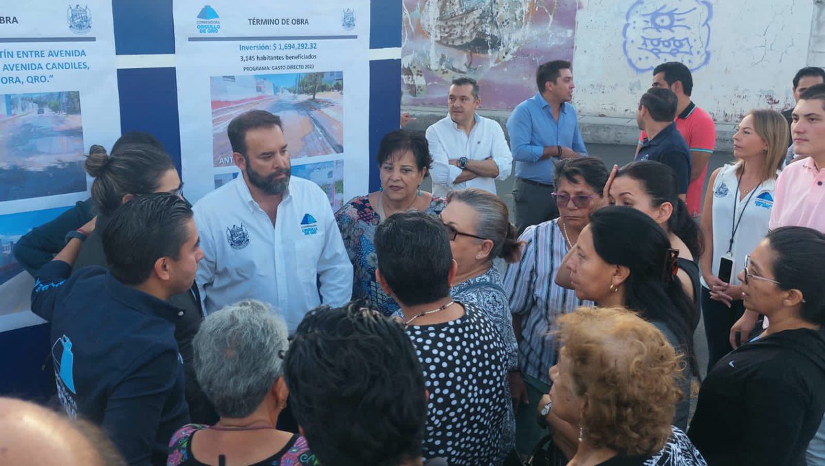 arquijc33's tweet photo. Con mucho orgullo por el trabajo de todos los involucrados y el gran apoyo de nuestros vecinos, el día de ayer hicimos la entrega de la Calle el Fortín completamente rehabilitada y para goce de nuestros ciudadanos de #Corregidora #OrgullodeQro https://t.co/t2TUaKQJf4