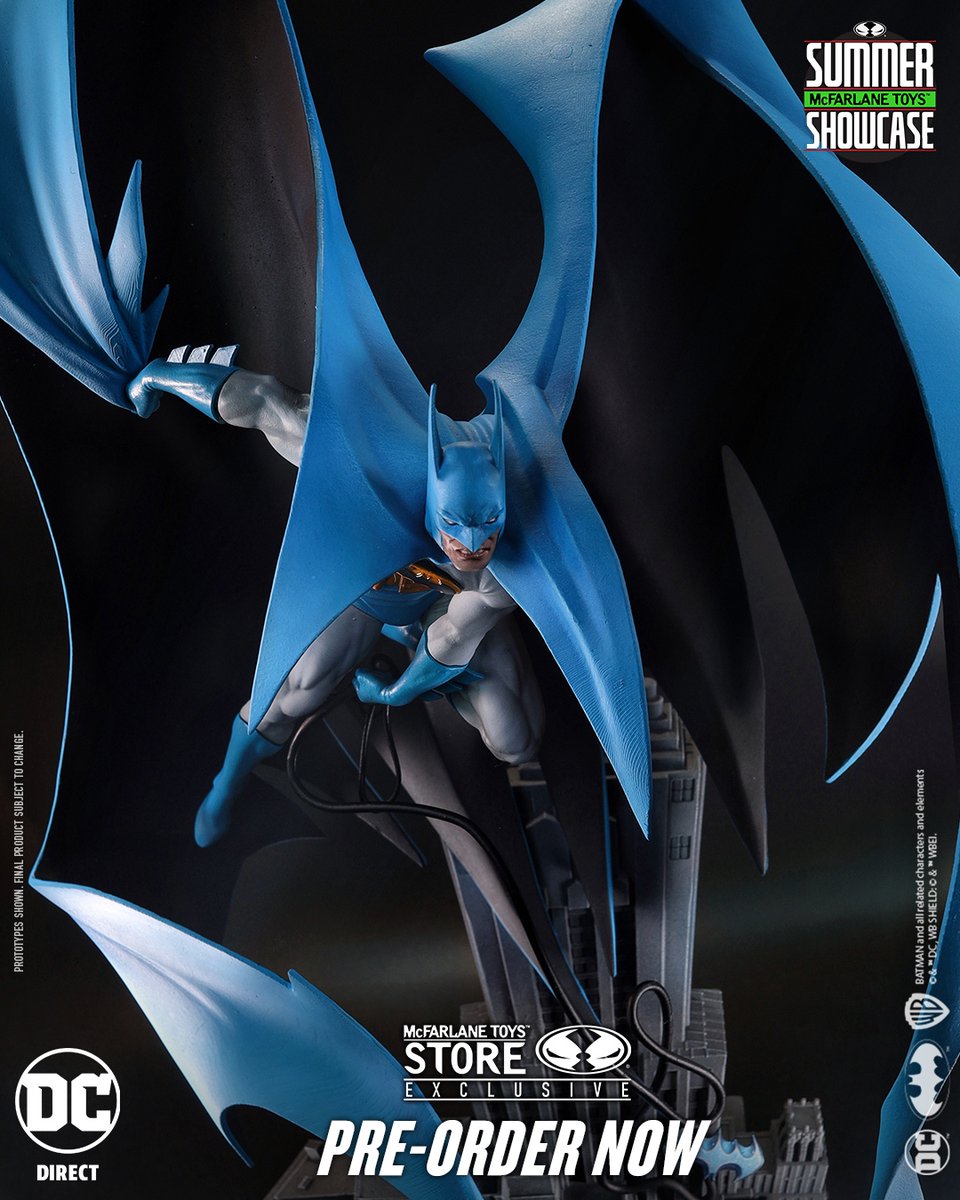 mcfarlanetoys's tweet photo. First revealed at #SDCC, the Batman™ by Todd McFarlane resin statue is available for pre-order NOW exclusively at McFarlane Toys Store!
➡️ https://t.co/THcT7uM5iH

#McFarlaneToysSummerShowcase #MTSS #McFarlaneToys #DCDirect #Batman #BatmanYearTwo #DCComics https://t.co/0bHxzb3RgS
