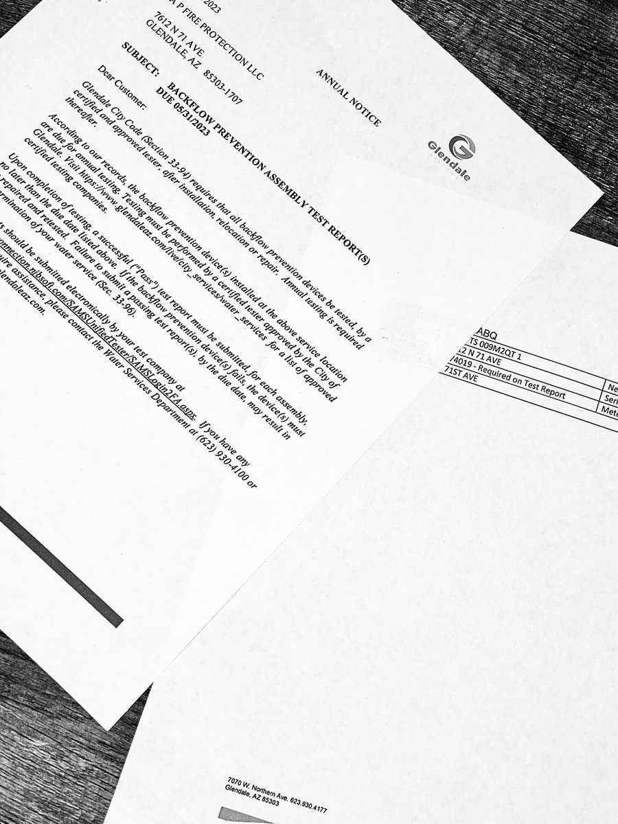 apfire1's tweet photo. π Have you received a city letter in the mail notifying you of services due this month?
Send a copy of your city letter to support@apfirepro.com and weβll get you on the schedule and submit our reports to the compliance engine for you!
#apfirepro #compliance #waterservices https://t.co/NMN8uJftQG