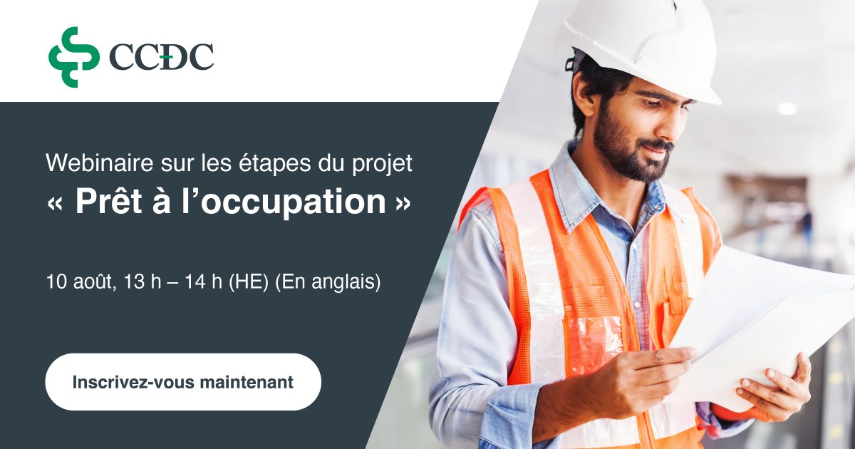 ConstructionCAN's tweet photo. Attention à tous les professionnels de la construction! Ne manquez pas le webinaire du @CCDCdocs, au cours duquel des experts se pencheront sur le thème « Prêt pour l’occupation », l’étape qui change la donne.
Explorez sa création, ses exigences et plus. https://t.co/douXYkKGnm https://t.co/5NNEyKlrjj