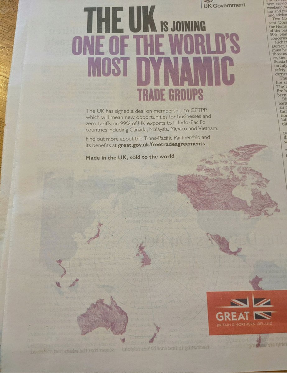 Think you need to have another look at the atlas, UK Government