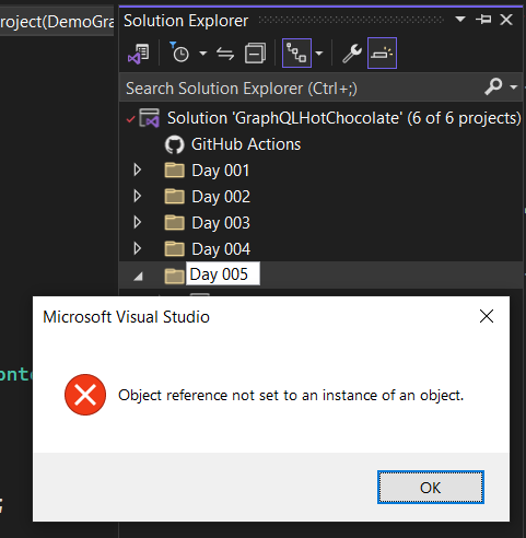 Hey <a href="/VisualStudio/">Visual Studio</a> , I cannot rename a solution folder in 17.7.0 Preview 5.0

Any help ?