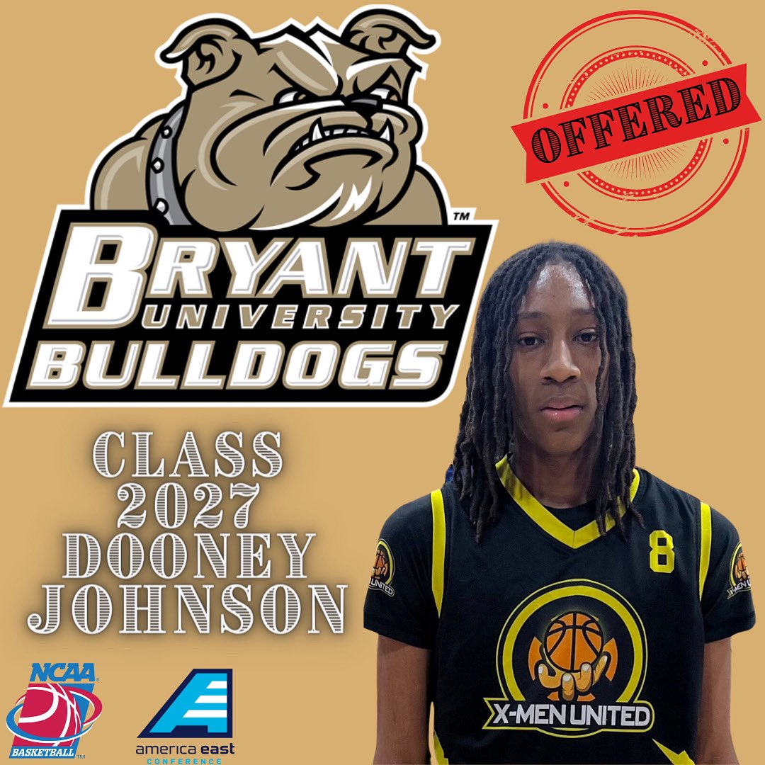 thedooneywatch's tweet photo. Blessed to receive my 4th Division 1 offer from @BryantUniv‼️ #thedooneywatch #basketball #basket @BryantHoops https://t.co/ssbmhbx1TT