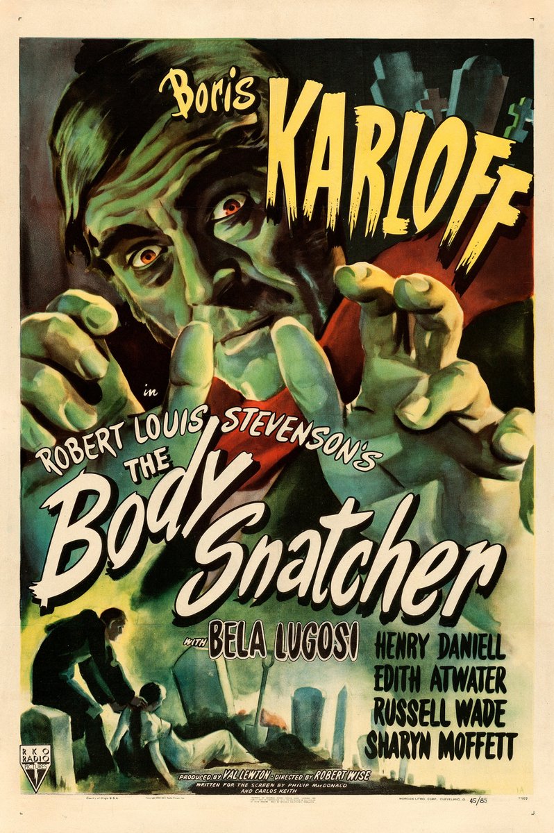 Review tinyurl.com/29fdhzst do filme The Body Snatcher / O Túmulo Vazio (1945). #suspense #terror #anos40 #filmepretoebranco #review #suspiroearrepio