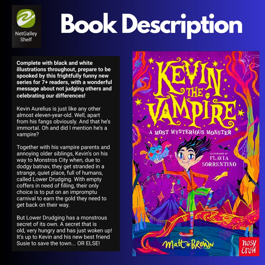 book_ward's tweet photo. My first @netgalley request approval! Always looking for new books for the classroom, thought this one looked pretty enticing... what do you think? 

Post 1 of 3
Thoughts and review incoming...
 
#monsters #vampires #booksofinstagram #classroom #teacher #year4 #fun #carnival https://t.co/00D79H39fd