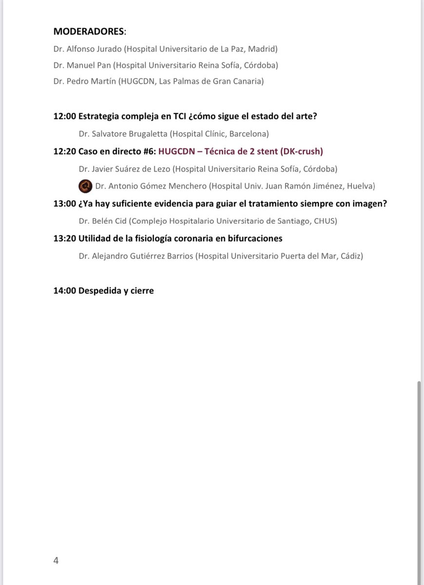 Pedro Martín Lorenzo (@pemarlor08) on Twitter photo Otro año más, volvemos desde HUGCDN con las III Jornadas de Intervencionismo Coronario dedicadas a lesiones en bifurcación. 6 casos en directo guiados por OCT/IVUS, charlas 🔝y un panel de lujo. 28-29 septiembre 2023, Las Palmas GC #JIPAL23 <a href="/cardiojsl/">Javier Suarez d Lezo</a> <a href="/sbrugaletta/">Salvatore Brugaletta</a> @AJuradoRoman Otro año más, volvemos desde HUGCDN con las III Jornadas de Intervencionismo Coronario dedicadas a lesiones en bifurcación. 6 casos en directo guiados por OCT/IVUS, charlas 🔝y un panel de lujo. 28-29 septiembre 2023, Las Palmas GC #JIPAL23 <a href="/cardiojsl/">Javier Suarez d Lezo</a> <a href="/sbrugaletta/">Salvatore Brugaletta</a> @AJuradoRoman